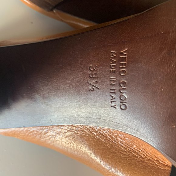 Prada for Granello Block Heel Leather Sandal - Picture 8 of 16